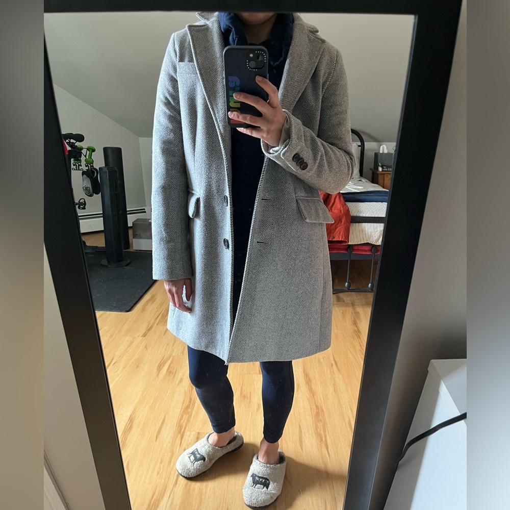 Banana Republic herringbone winter jacket
